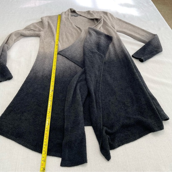 Barefoot Dreams Chic Lite Calypso Wrap Cardigan Pewter And Midnight Size S/M - Picture 6 of 11